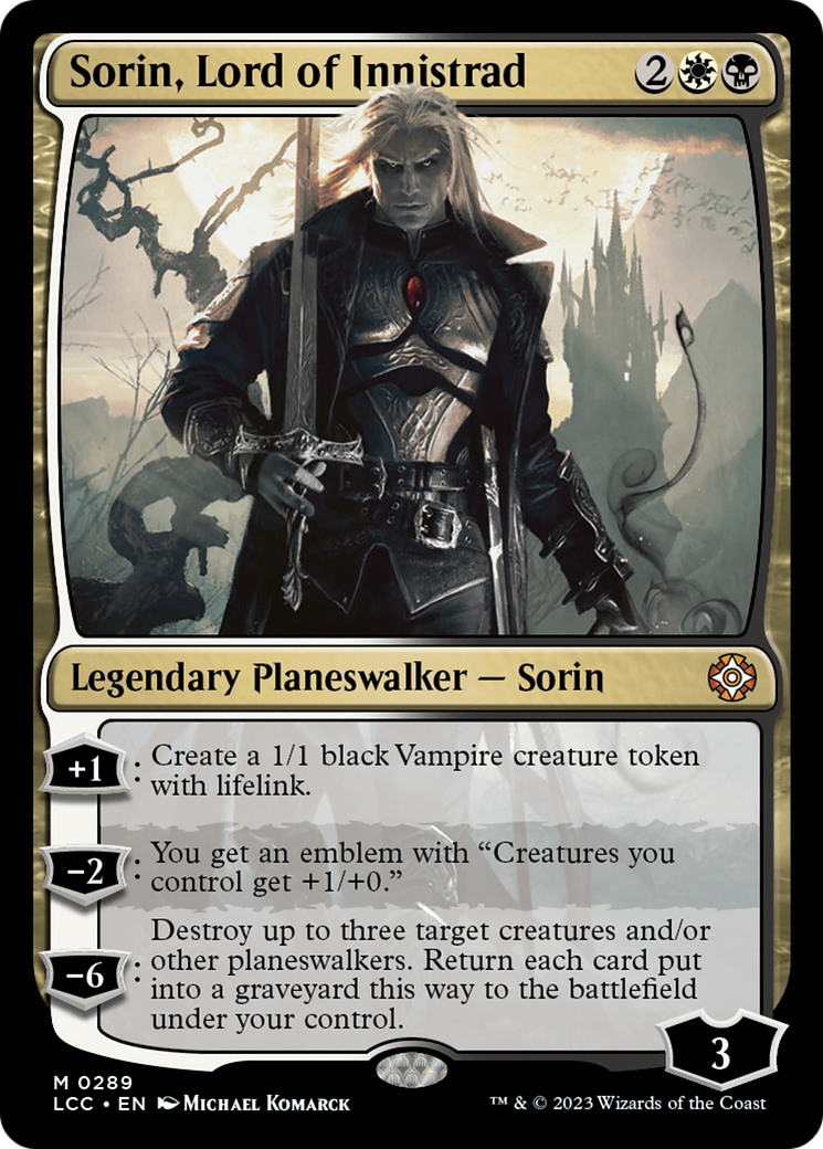 Sorin, Lord of Innistrad [The Lost Caverns of Ixalan Commander] | Game Grid - Logan