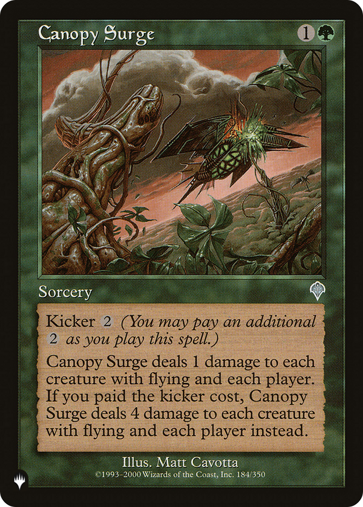 Canopy Surge [The List Reprints] | Game Grid - Logan