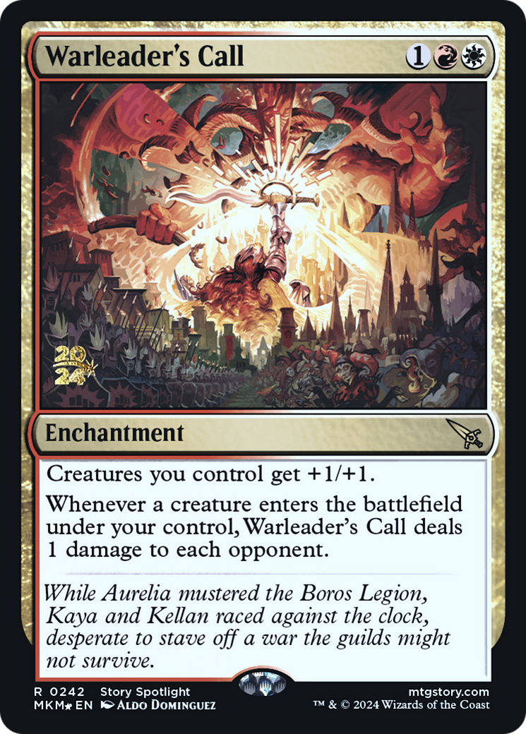 Warleader's Call [Murders at Karlov Manor Prerelease Promos] | Game Grid - Logan