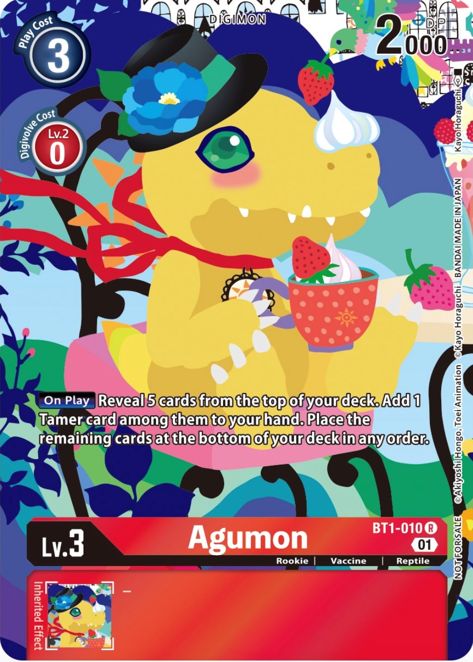 Agumon [BT1-010] (Tamer's Card Set 2 Floral Fun) [Release Special Booster Promos] | Game Grid - Logan