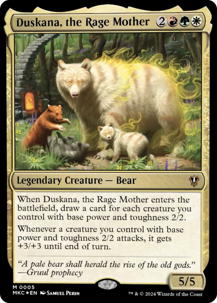 Duskana, the Rage Mother [Murders at Karlov Manor Commander] | Game Grid - Logan