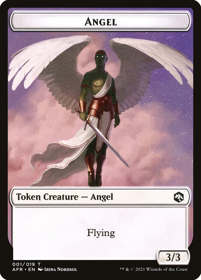 Angel // Dog Illusion Double-Sided Token [Dungeons & Dragons: Adventures in the Forgotten Realms Tokens] | Game Grid - Logan