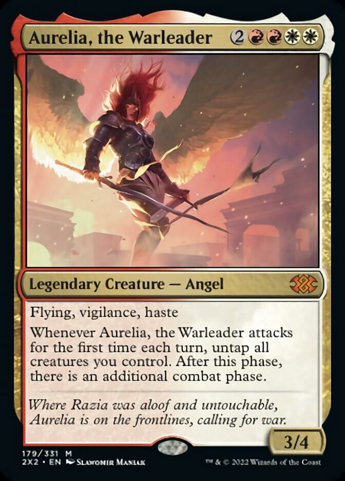 Aurelia, the Warleader [Double Masters 2022] | Game Grid - Logan