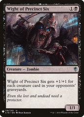 Wight of Precinct Six [Mystery Booster] | Game Grid - Logan