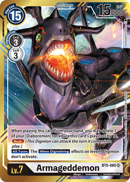 Armageddemon [BT5-085] (Alternate Art) [Battle of Omni] | Game Grid - Logan
