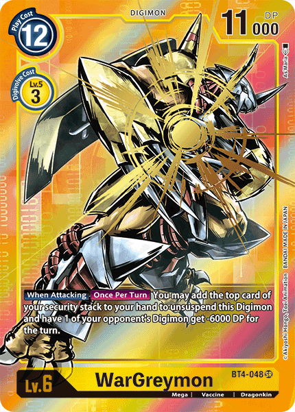 WarGreymon [BT4-048] (Alternate Art) [Great Legend] | Game Grid - Logan