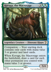 Keruga, the Macrosage (White Border) [Mystery Booster 2] | Game Grid - Logan