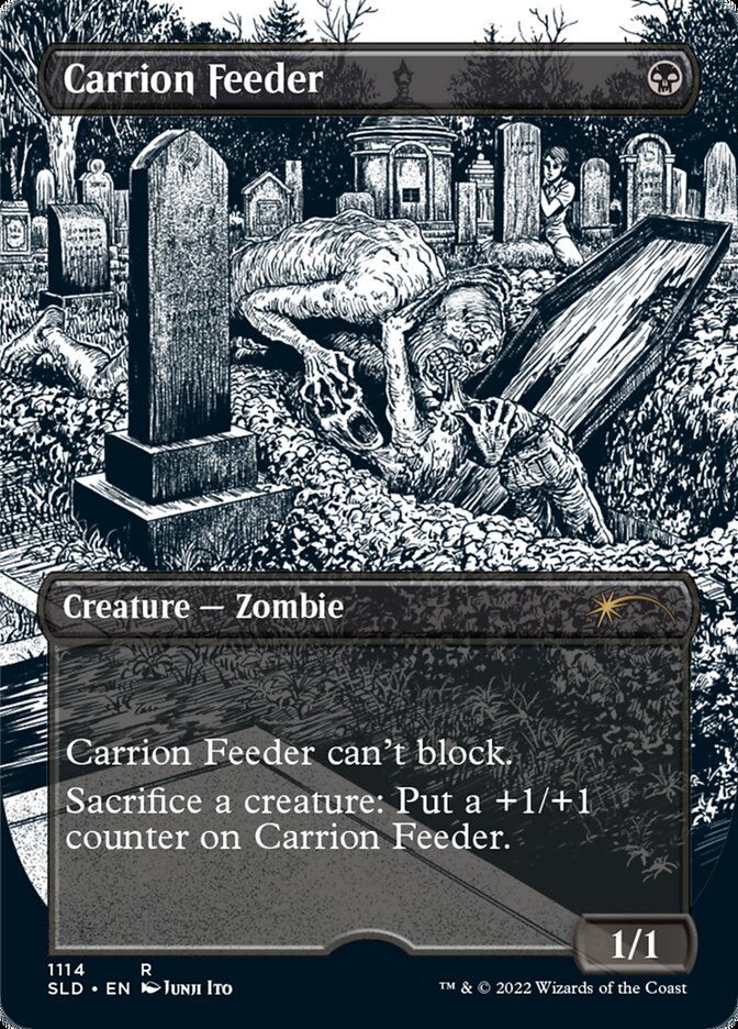 Carrion Feeder (Borderless Etched Foil) [Secret Lair Drop Series] | Game Grid - Logan