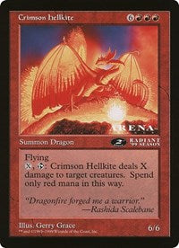 Crimson Hellkite (Oversized) [Oversize Cards] | Game Grid - Logan