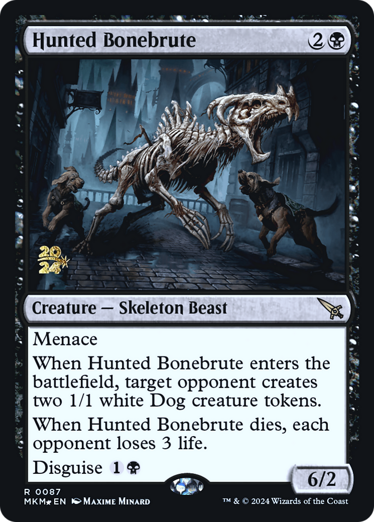 Hunted Bonebrute [Murders at Karlov Manor Prerelease Promos] | Game Grid - Logan