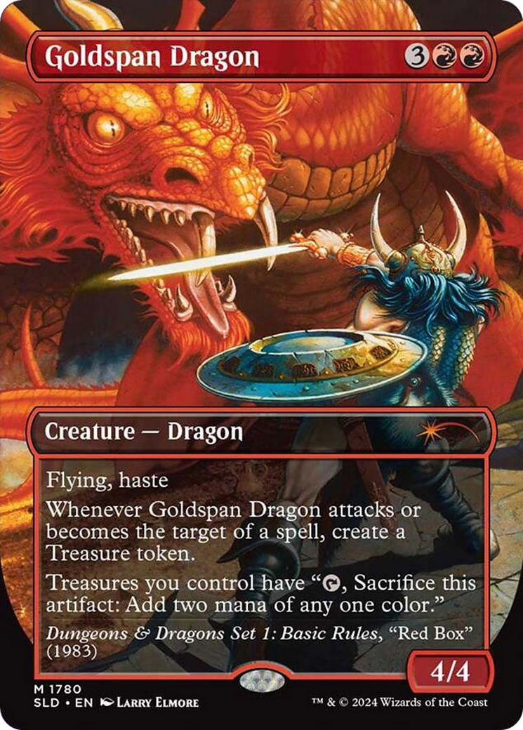 Goldspan Dragon (Rainbow Foil) [Secret Lair Drop Series] | Game Grid - Logan