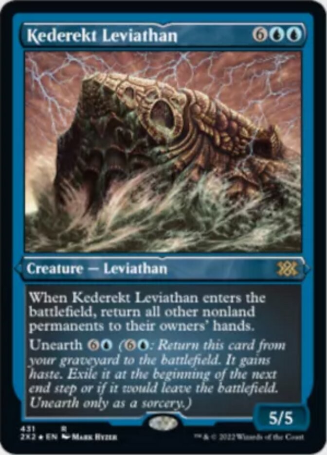 Kederekt Leviathan (Foil Etched) [Double Masters 2022] | Game Grid - Logan