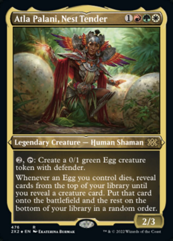 Atla Palani, Nest Tender (Foil Etched) [Double Masters 2022] | Game Grid - Logan