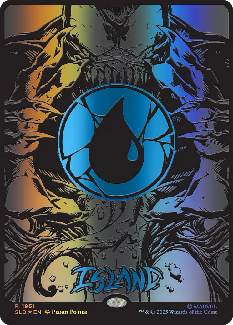 Island (1951) (Raised Foil) [Secret Lair Drop Series] | Game Grid - Logan