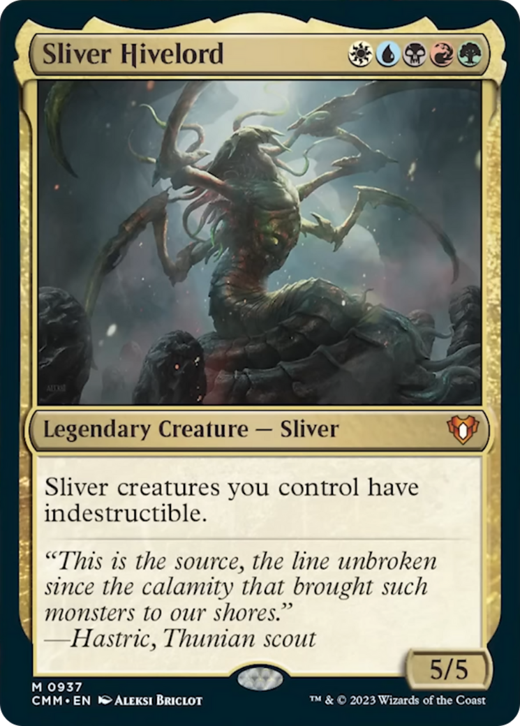 Sliver Hivelord [Commander Masters] | Game Grid - Logan