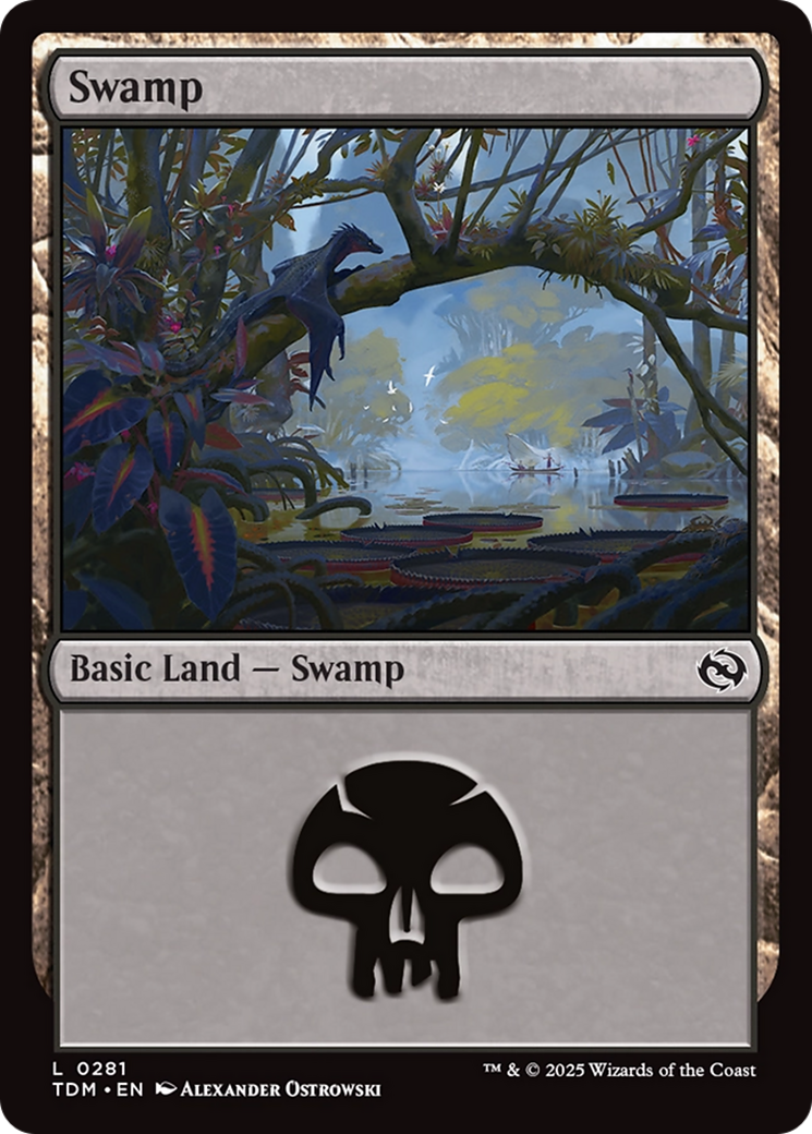 Swamp (0281) [Tarkir: Dragonstorm] | Game Grid - Logan
