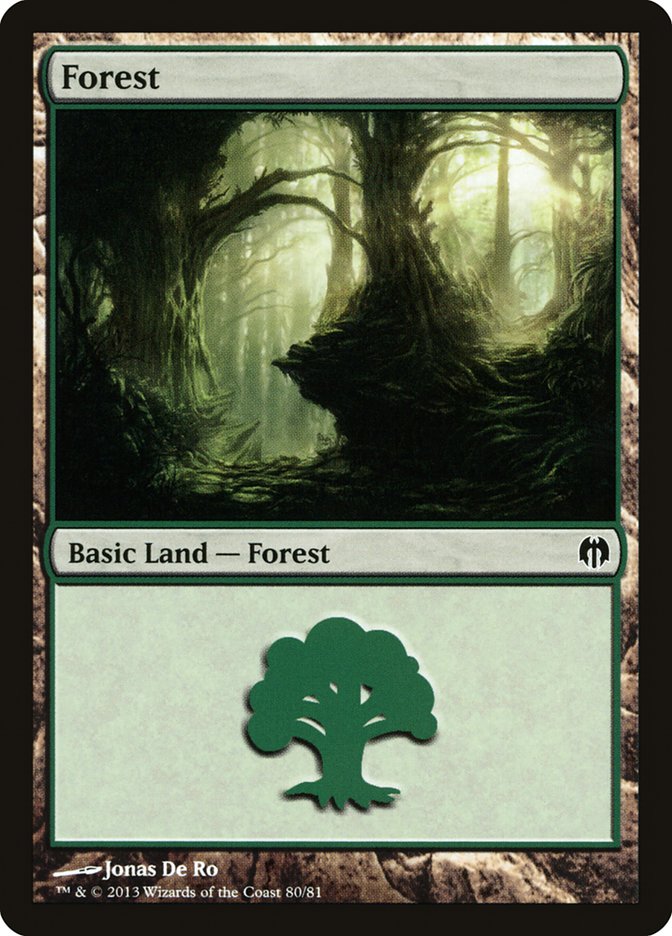 Forest (80) [Duel Decks: Heroes vs. Monsters] | Game Grid - Logan