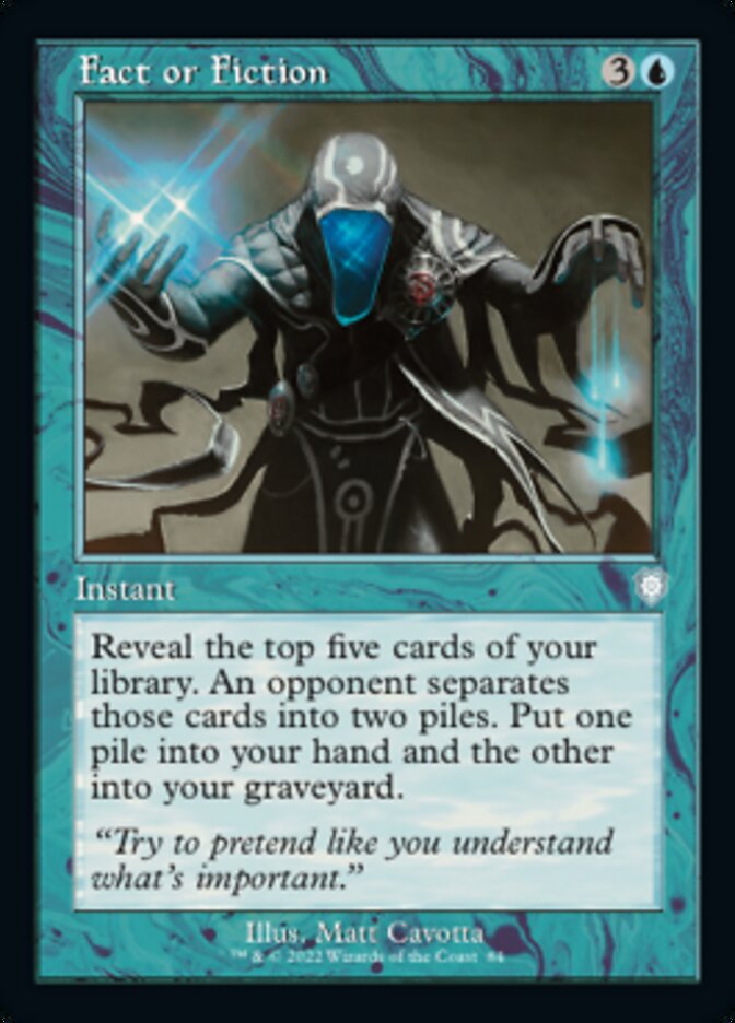 Fact or Fiction (Retro) [The Brothers' War Commander] | Game Grid - Logan