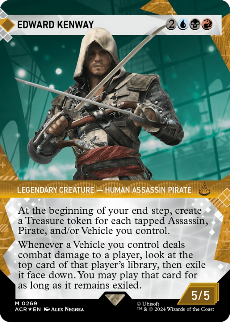 Edward Kenway (Showcase) (Textured Foil) [Assassin's Creed] | Game Grid - Logan