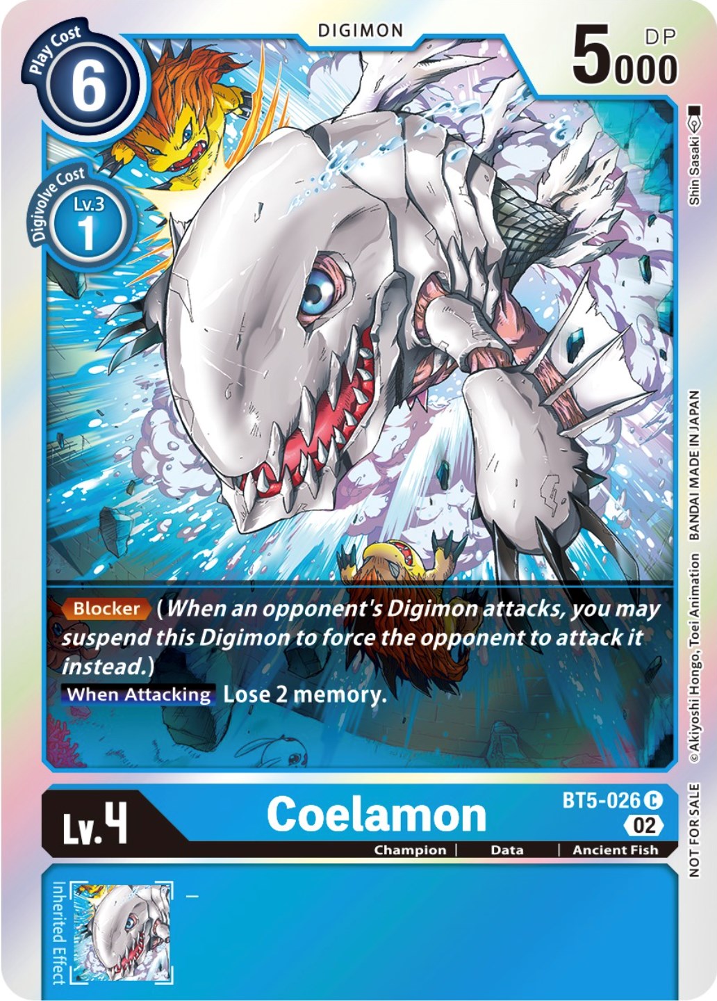 Coelamon [BT5-026] (Official Tournament Pack Vol. 7) [Battle of Omni Promos] | Game Grid - Logan