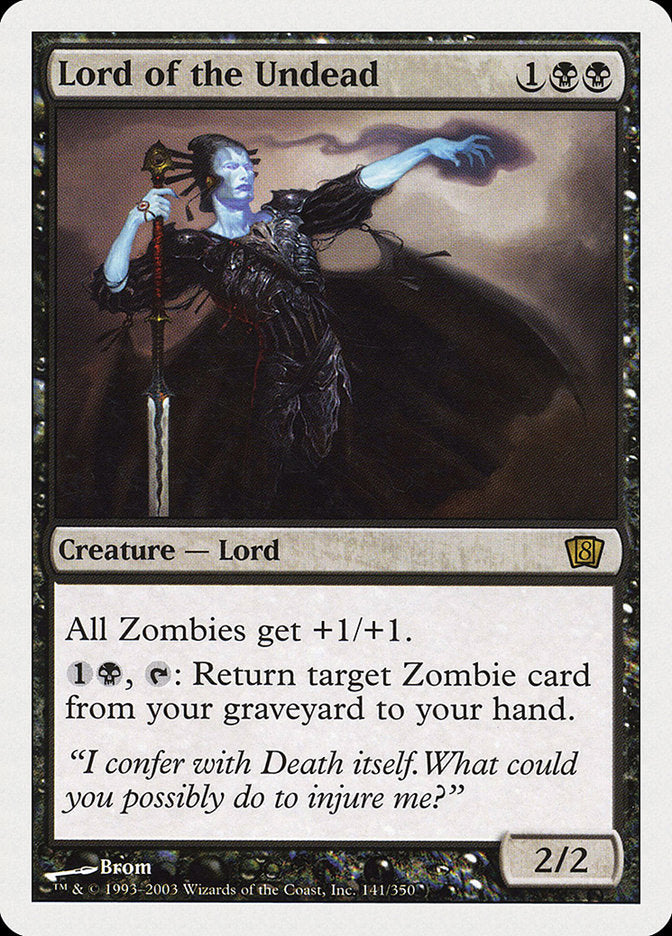 Lord of the Undead (8th Edition) [Oversize Cards] | Game Grid - Logan