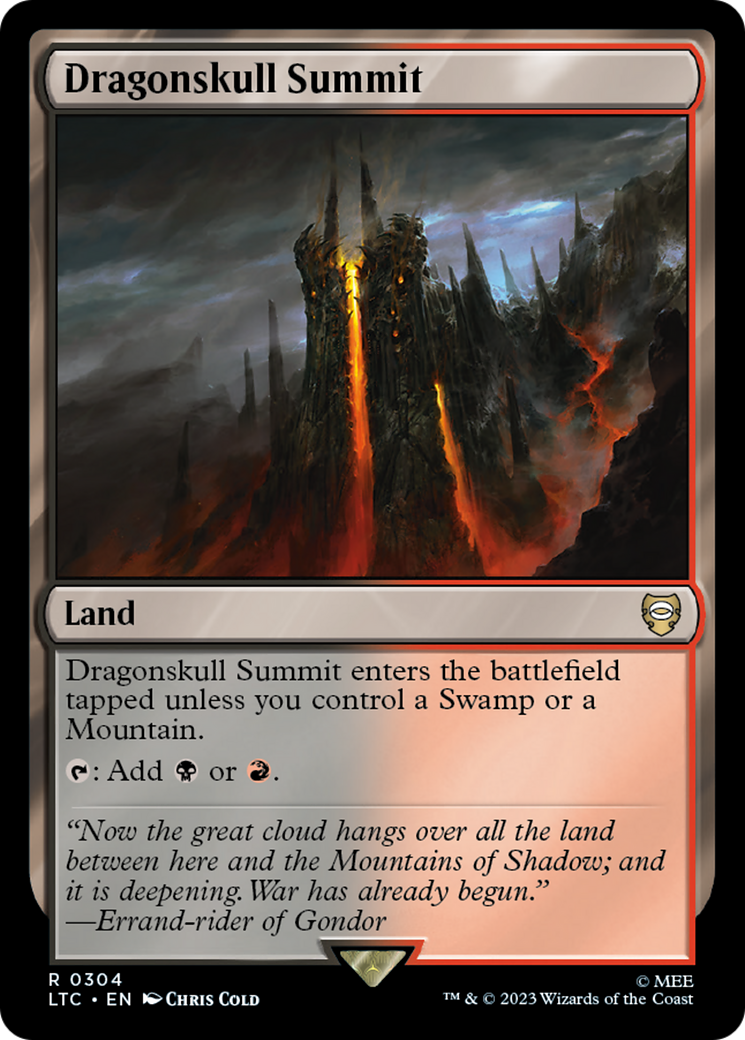 Dragonskull Summit [The Lord of the Rings: Tales of Middle-Earth Commander] | Game Grid - Logan