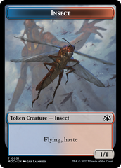 Soldier // Insect Double-Sided Token [March of the Machine Commander Tokens] | Game Grid - Logan