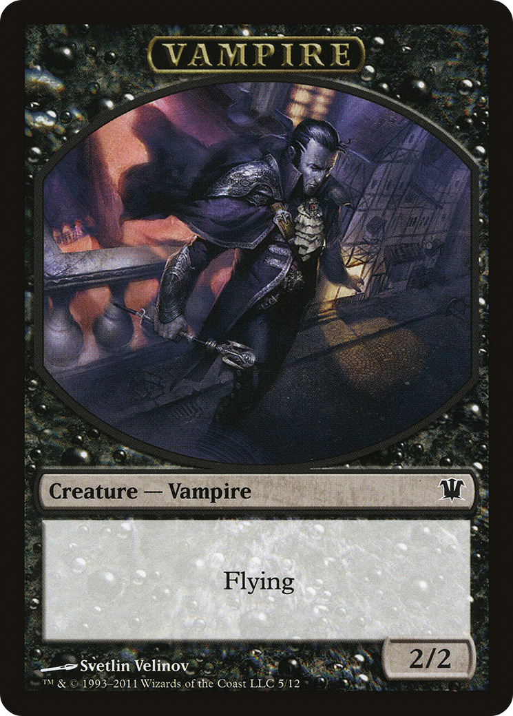 Vampire (0007) // Vampire (0008) Double-Sided Token [Innistrad Remastered Tokens] | Game Grid - Logan