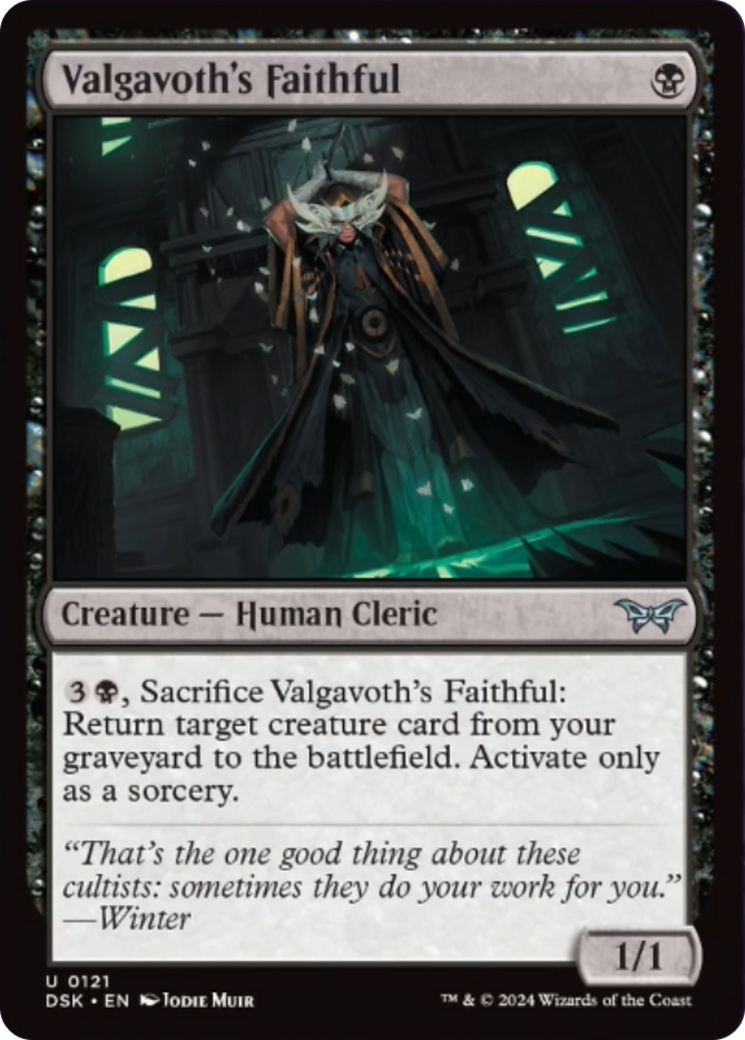 Valgavoth's Faithful [Duskmourn: House of Horror] | Game Grid - Logan