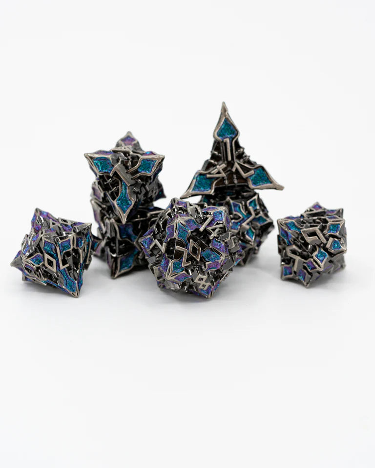 Metal RPG Dice Set: Cathedral | Game Grid - Logan