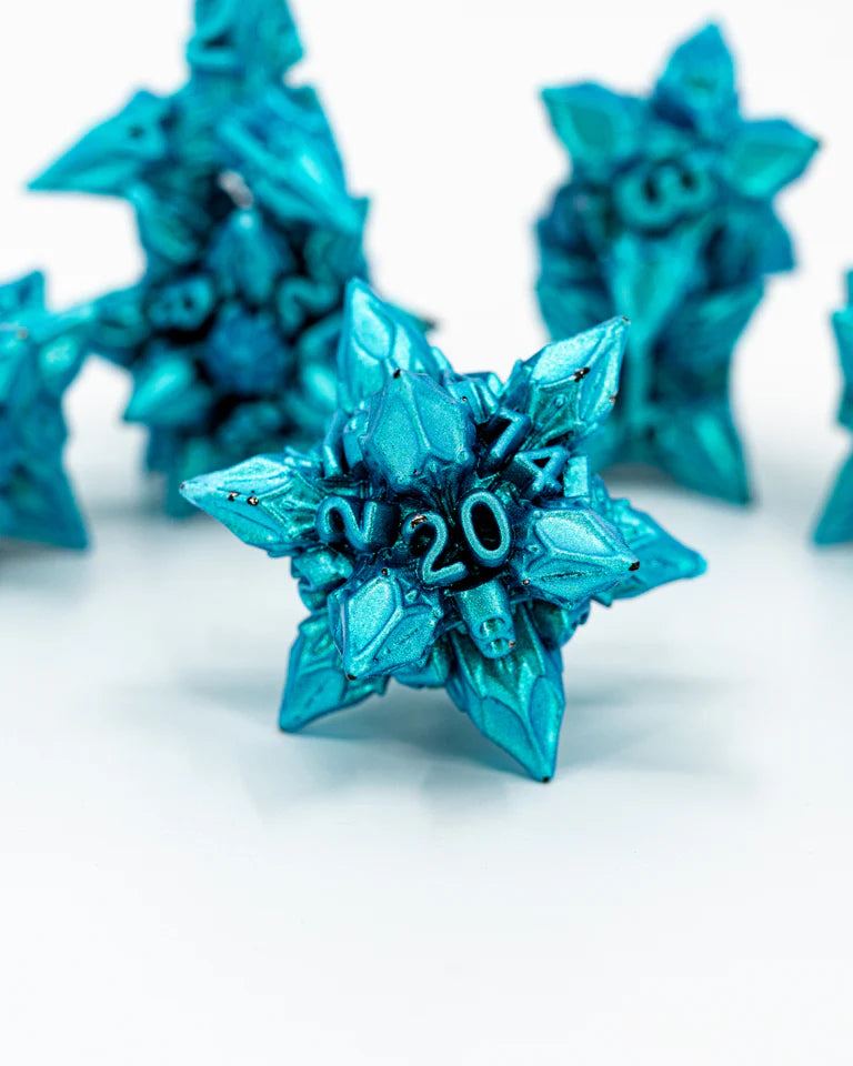 Metal RPG Dice Set: Fortress of Solitude | Game Grid - Logan