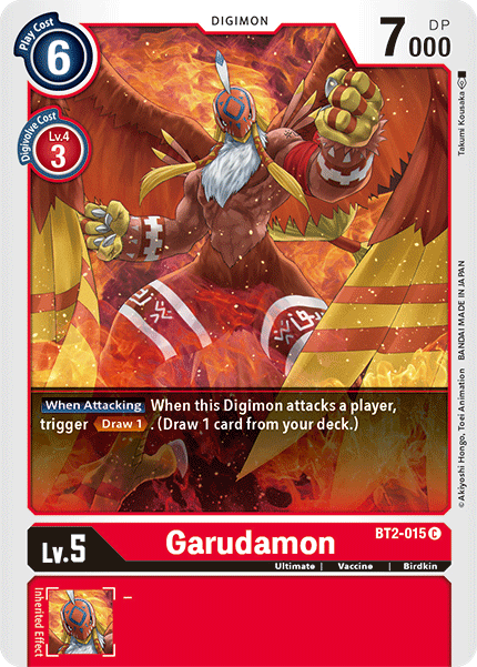 Garudamon [BT2-015] [Release Special Booster Ver.1.5] | Game Grid - Logan