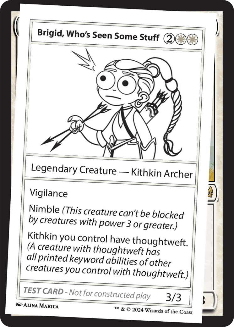 Brigid, Who's Seen Some Stuff [Mystery Booster 2 Playtest Cards] | Game Grid - Logan