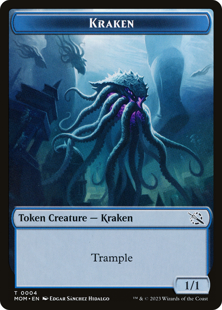 Soldier // Kraken Double-Sided Token [March of the Machine Tokens] | Game Grid - Logan