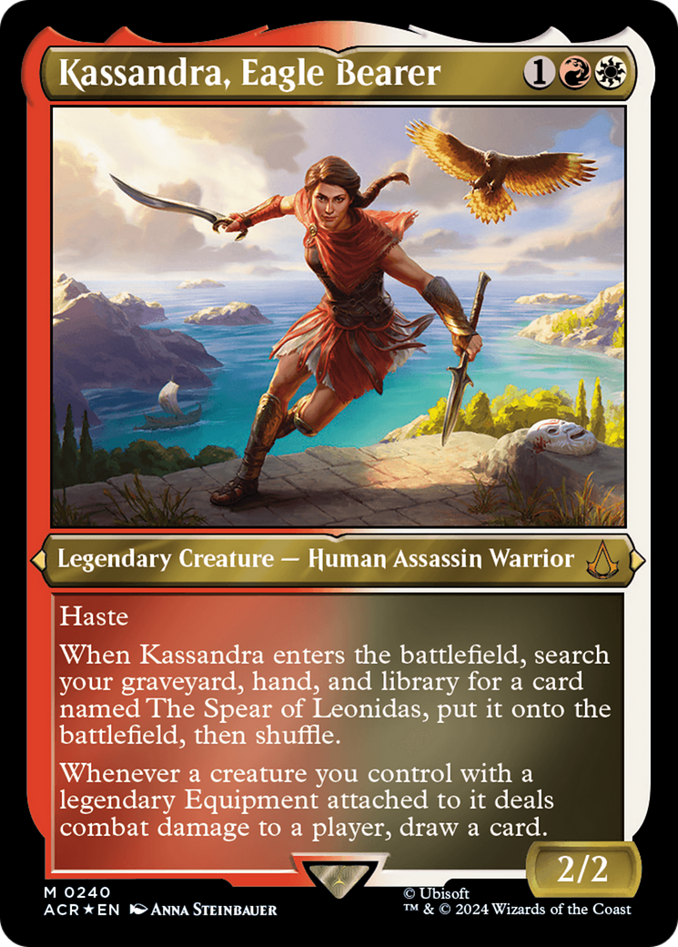 Kassandra, Eagle Bearer (Foil Etched) [Assassin's Creed] | Game Grid - Logan