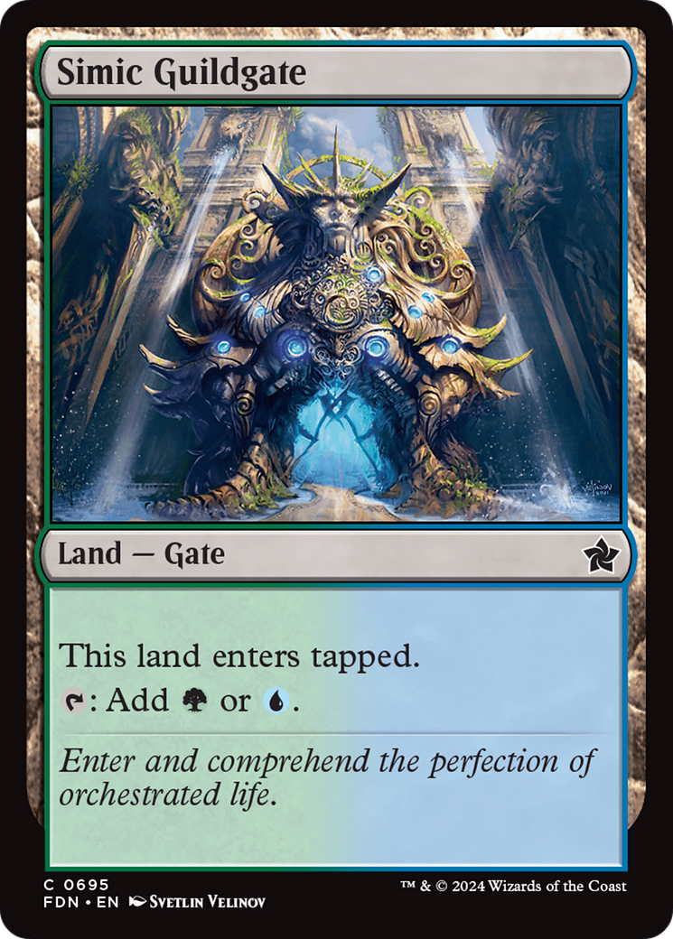 Simic Guildgate [Foundations] | Game Grid - Logan