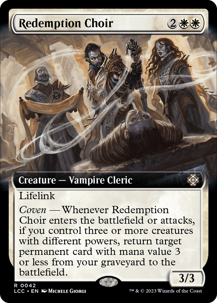 Redemption Choir (Extended Art) [The Lost Caverns of Ixalan Commander] | Game Grid - Logan