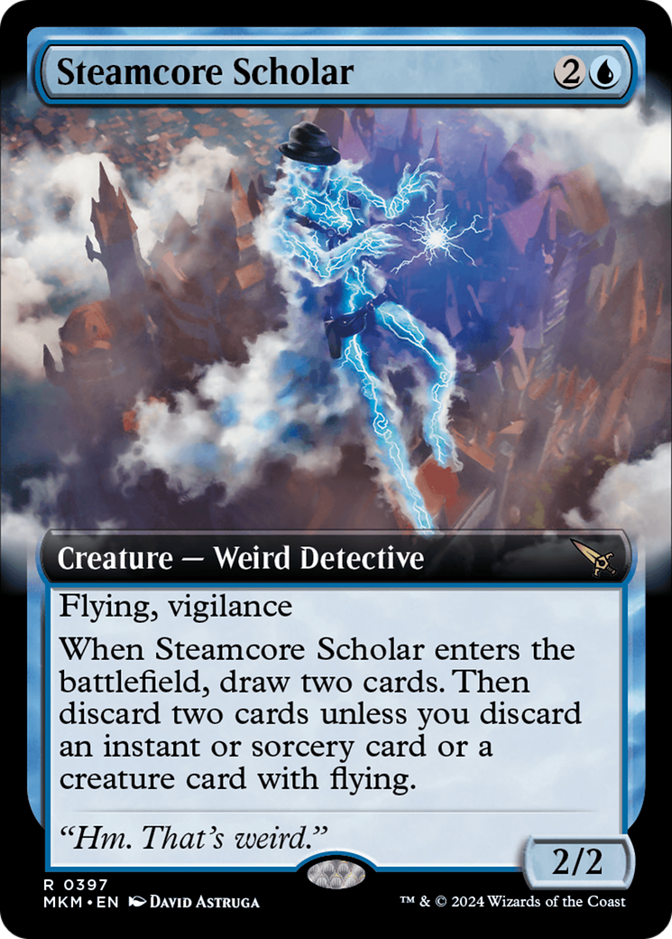 Steamcore Scholar (Extended Art) [Murders at Karlov Manor] | Game Grid - Logan