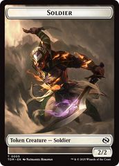 Soldier (0004) // Soldier (0005) Double-Sided Token [Tarkir: Dragonstorm Tokens] | Game Grid - Logan