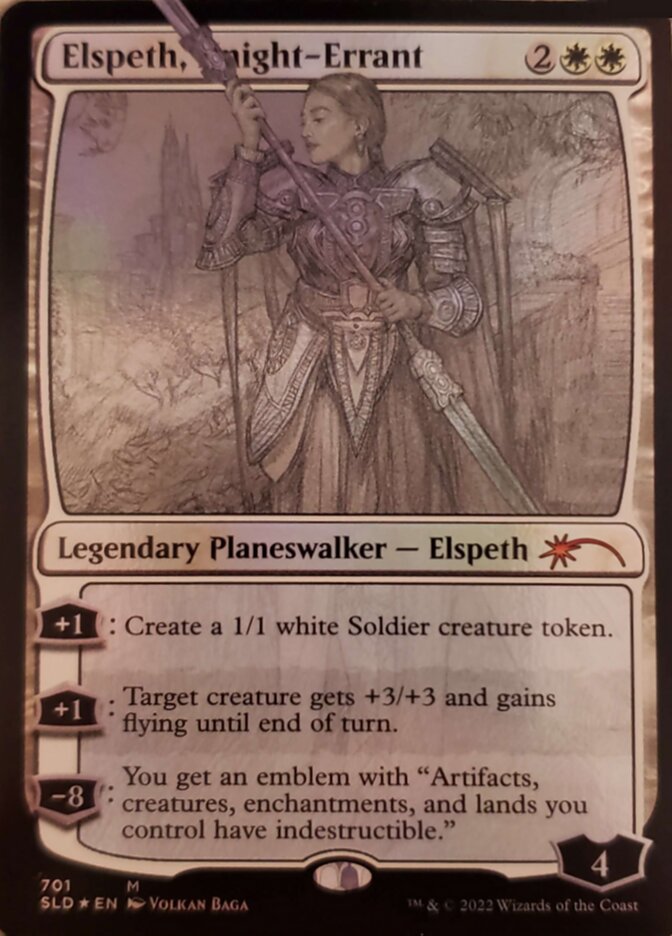 Elspeth, Knight-Errant (Sketch) [Secret Lair Drop Promos] | Game Grid - Logan