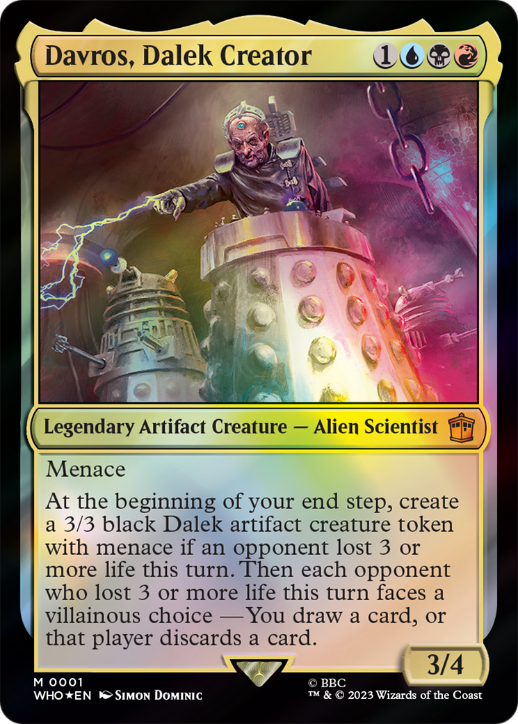 Davros, Dalek Creator [Doctor Who] | Game Grid - Logan