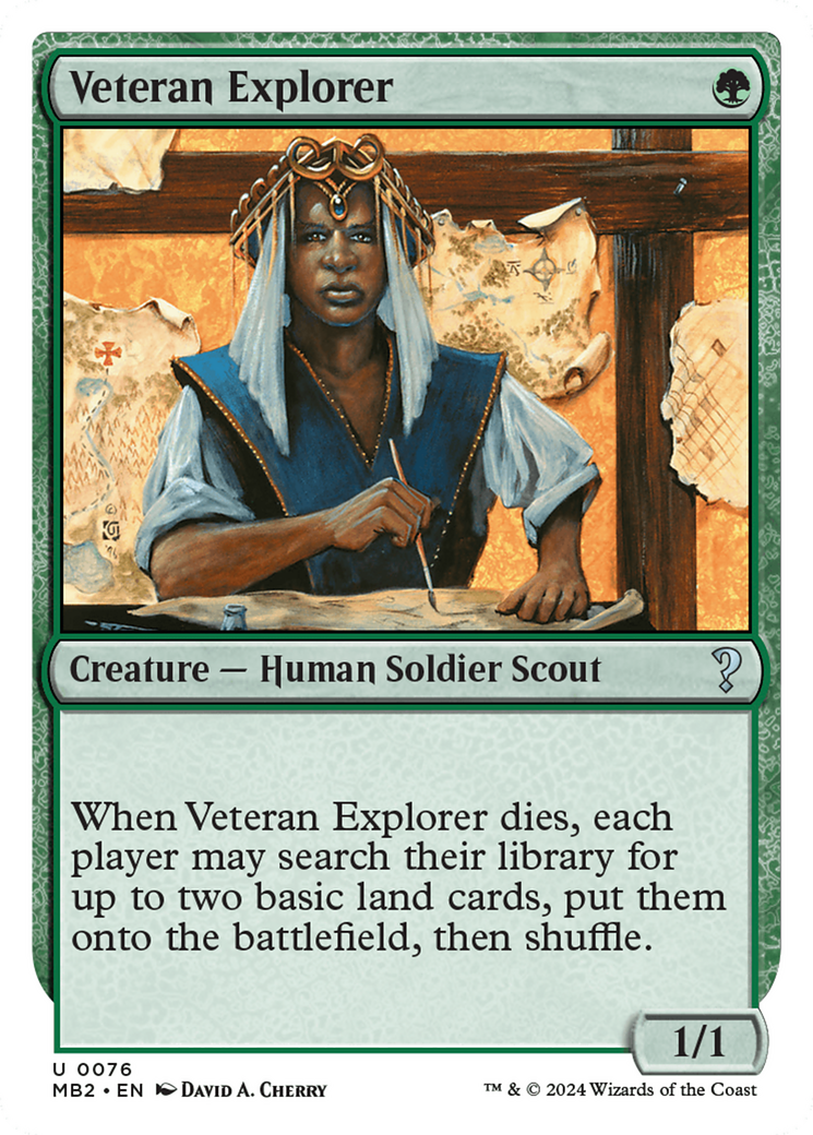 Veteran Explorer (White Border) [Mystery Booster 2] | Game Grid - Logan