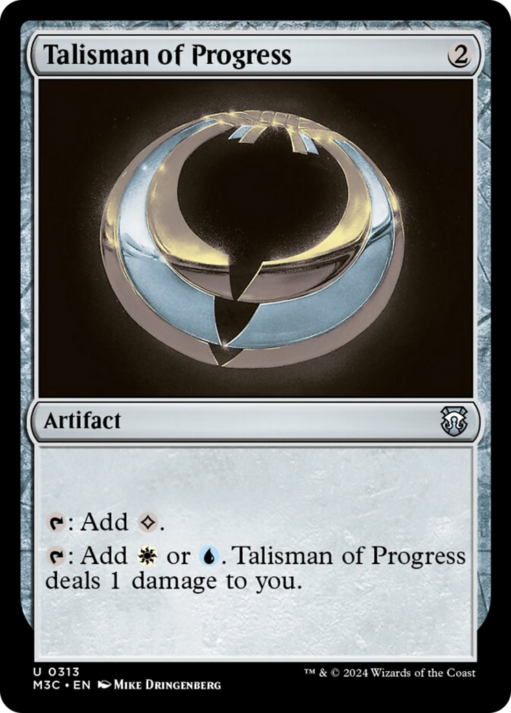 Talisman of Progress (Ripple Foil) [Modern Horizons 3 Commander] | Game Grid - Logan