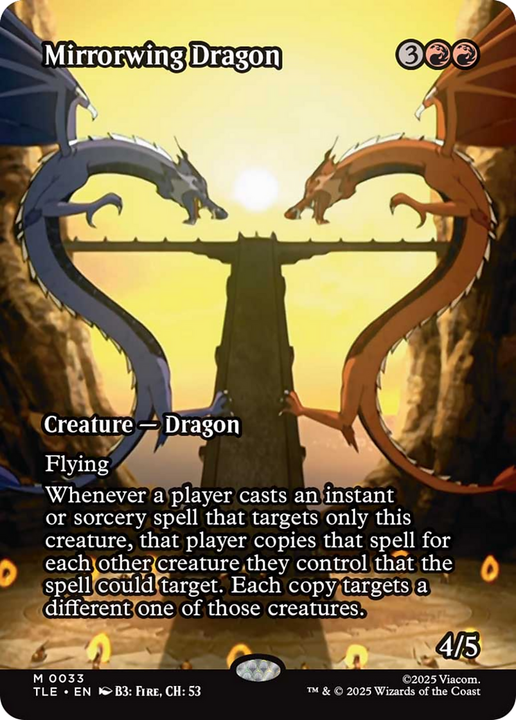Mirrorwing Dragon (Borderless) [Avatar: The Last Airbender: Eternal-Legal] | Game Grid - Logan
