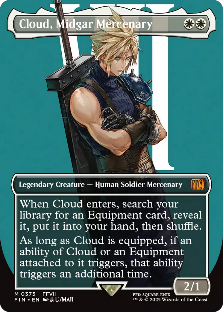 Cloud, Midgar Mercenary (Borderless) [FINAL FANTASY] | Game Grid - Logan
