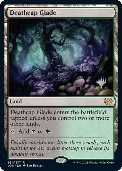 Deathcap Glade (Promo Pack) [Innistrad: Crimson Vow Promos] | Game Grid - Logan