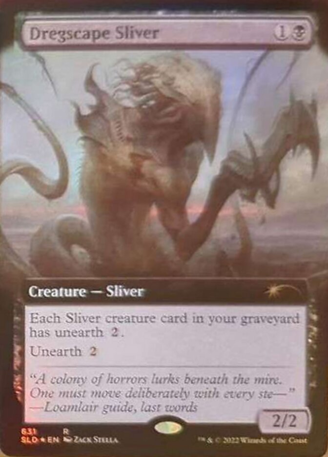 Dregscape Sliver (Extended Art) [Secret Lair Drop Promos] | Game Grid - Logan