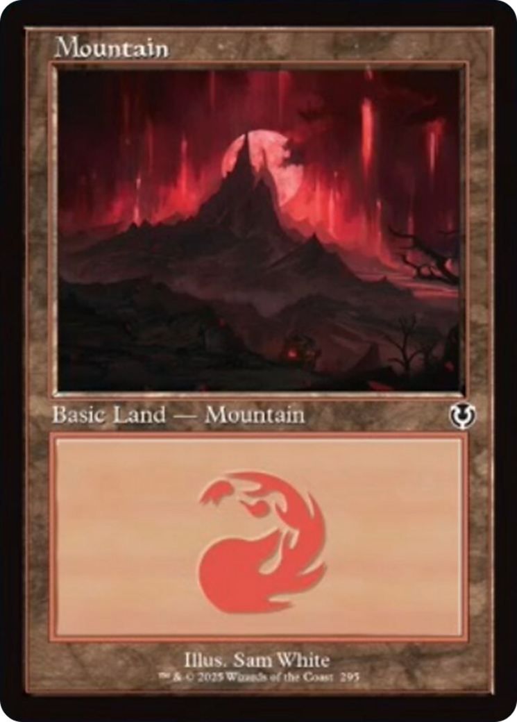 Mountain (295) (Retro Frame) [Innistrad Remastered] | Game Grid - Logan