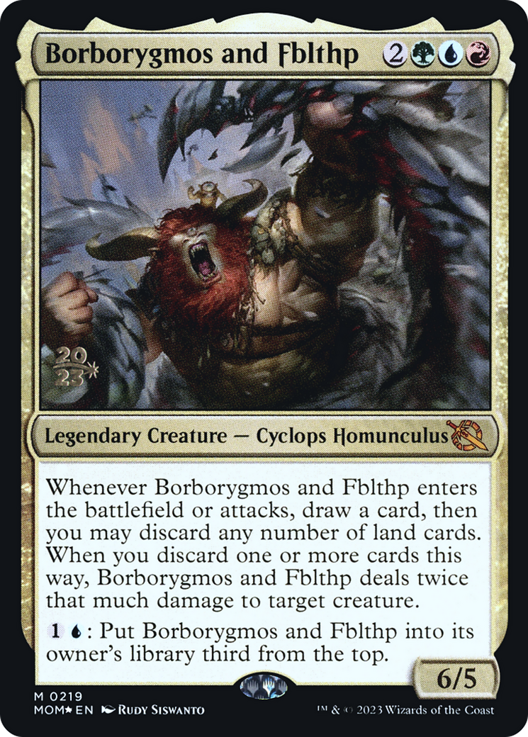 Borborygmos and Fblthp [March of the Machine Prerelease Promos] | Game Grid - Logan