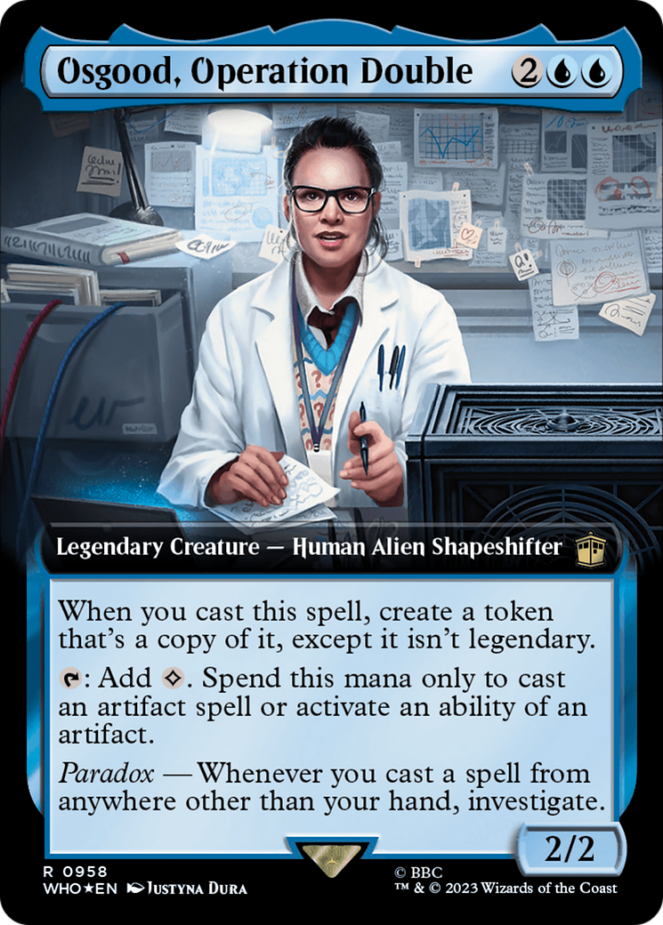 Osgood, Operation Double (Extended Art) (Surge Foil) [Doctor Who] | Game Grid - Logan